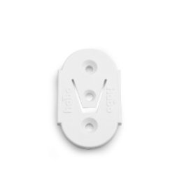 Plade til indstiksh�ngsel 1102 Hvid 2-pak