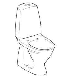 If� Sign toilet indbygget S-l�s