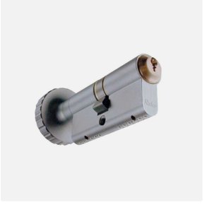 Profilcylinder RD1602 rsl +0c+0k m/stor knop