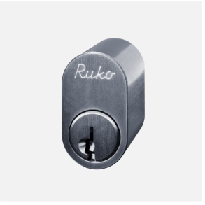 Cyl.oval enkelt RD1660 krom