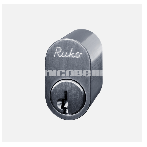 Cyl.oval enkelt RD1660 krom