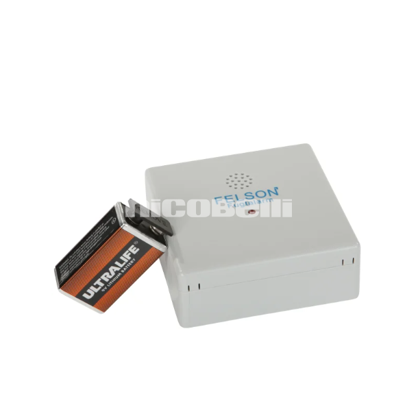 Fugtmelder/fugtalarm med 9V batteri