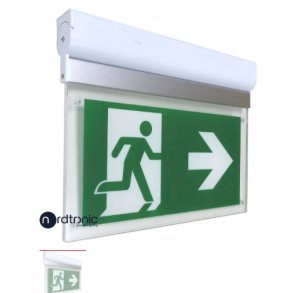 ECOtech Exit skilt, topmonteret