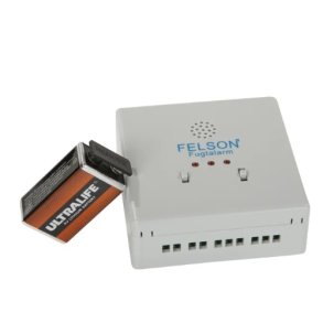 Fugtmelder/fugtalarm med rel� og litium batteri