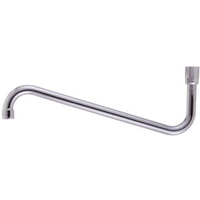 FMM s-svingtud 400 mm i krom