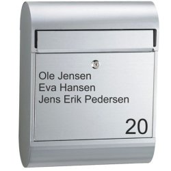 Foliebokstaver/tal efter specifikation