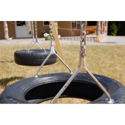 D�kgynge godkendt til skolebrug og offentlig legeplads. Er med rustfri oph�ng - 350 cm. k�de