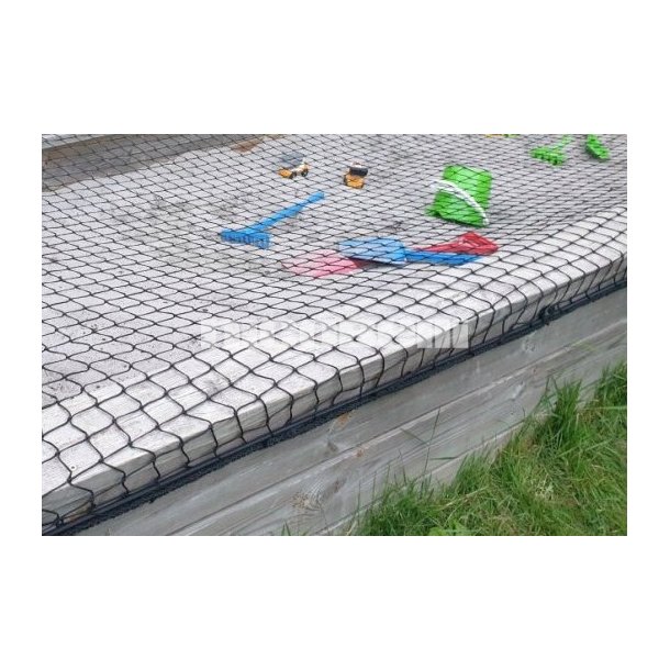 Sandk. net - sort - rund 40 mm
