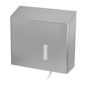 Toiletpapir holder til jumbo rulle i rustfri st�l