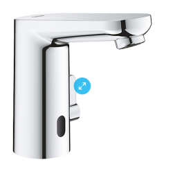 GROHE Eurosmart Cosmopolitan elektronisk H�ndvaskarmatur M 6V 5,7l forkromet messing