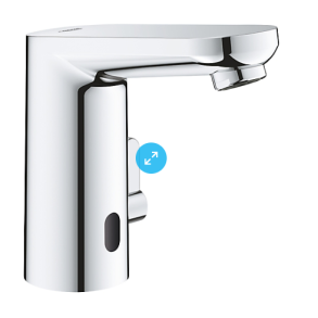 GROHE Eurosmart Cosmopolitan elektronisk H�ndvaskarmatur M 6V 5,7l forkromet messing