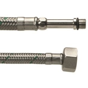 Armatur tilslutningsslanger flexible med oml�ber M10 x 1/2 * 100 cm