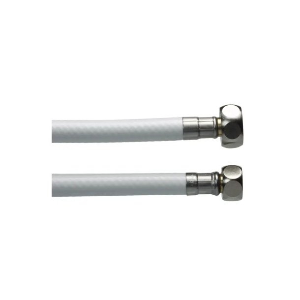 Hvid PVC tilslutn. slange 1/2" x 1/2" 800 mm