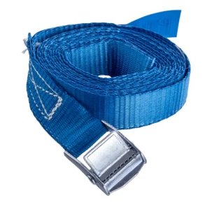 Bagagesurring, bl� - 25 mm x 2,5 m Max 200 kg.