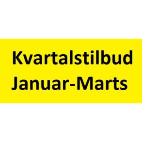 Kvartalstilbud Januar-Marts
