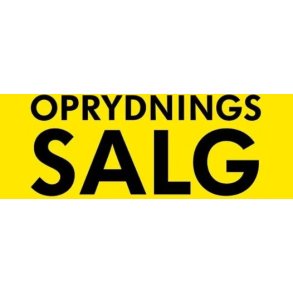 Oprydningsudsalg