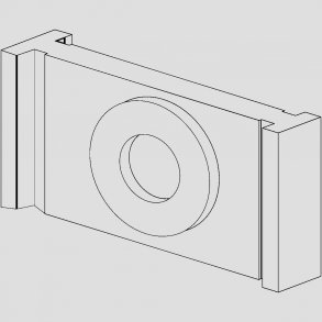 Sanit beslag til indl�bsventil / sv�mmer, topbetjent cisterne
