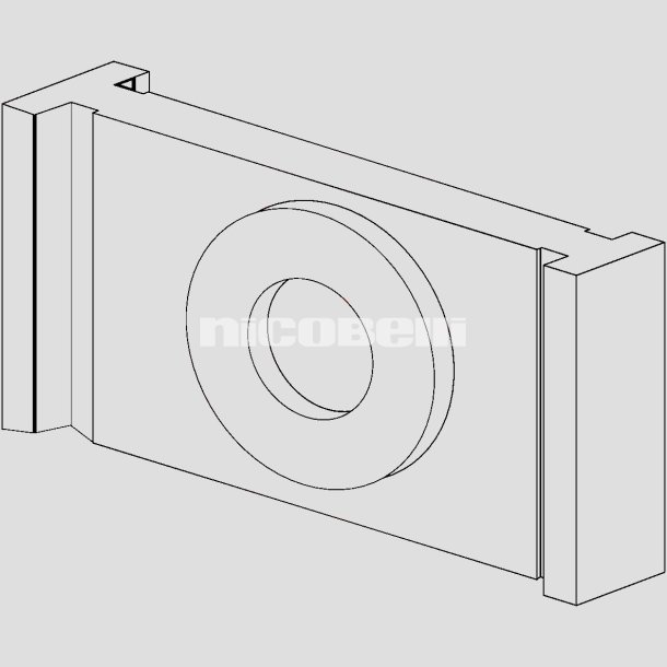 Sanit beslag til indl�bsventil / sv�mmer, topbetjent cisterne