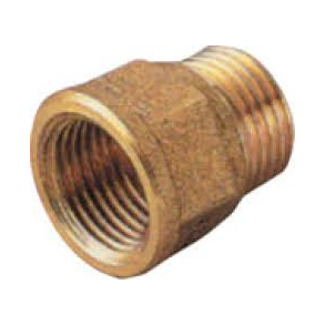 Messing Spidsmuffe 3/4 - 1/2