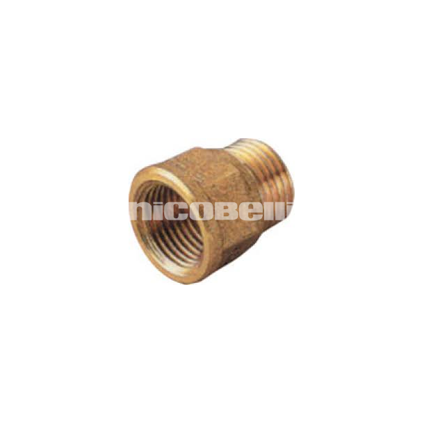 Messing Spidsmuffe 3/4 - 1/2