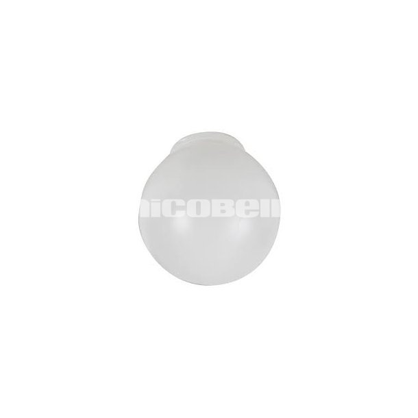 Plastkuppel Opal 150 mm, 84,5 mm Gevind