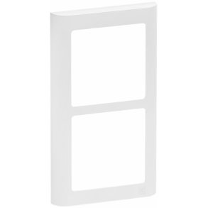 Fuga designramme 63 Soft 2x1M lodret hvid