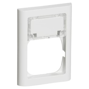 Fuga Ramme 63 Softline 1,5M med tekstmodul hvid