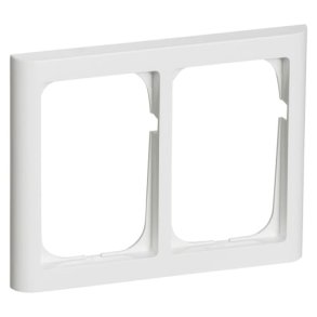 Fuga Ramme 63 Softline 2x1,5M vandret hvid