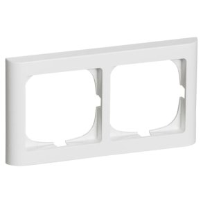 Fuga Ramme 63 Softline 2x1M vandret hvid