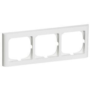 Fuga Ramme 63 Softline 3x1M vandret hvid