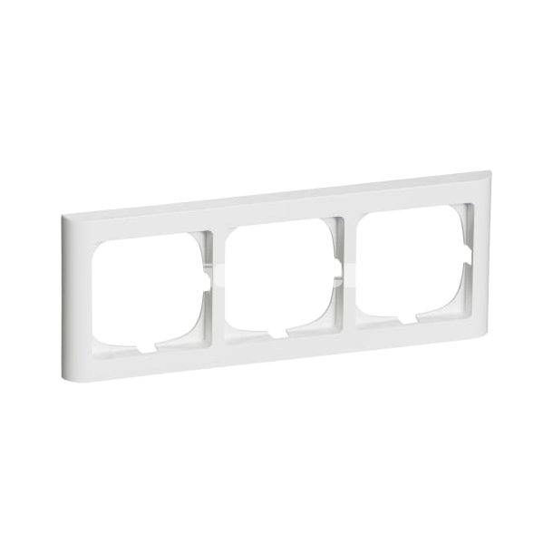 Fuga Ramme 63 Softline 3x1M vandret hvid