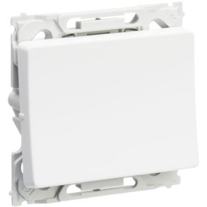 Opus66 afbryder 1P 16AX 250V hvid