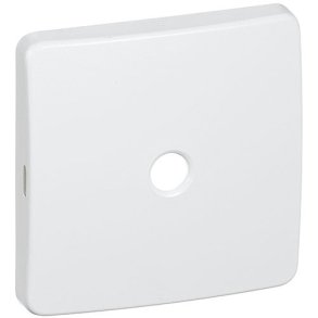 Dksel til lampeudtag, gammel type 50x50, hvid