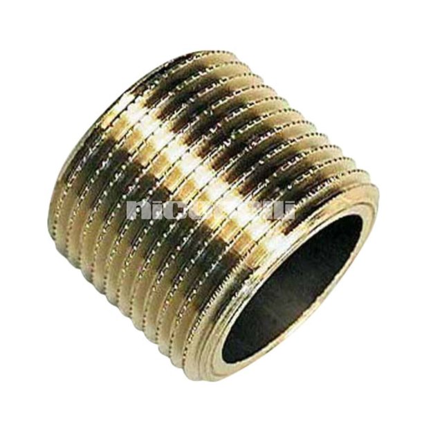 1/2" Nippelrr sammenskret Messing