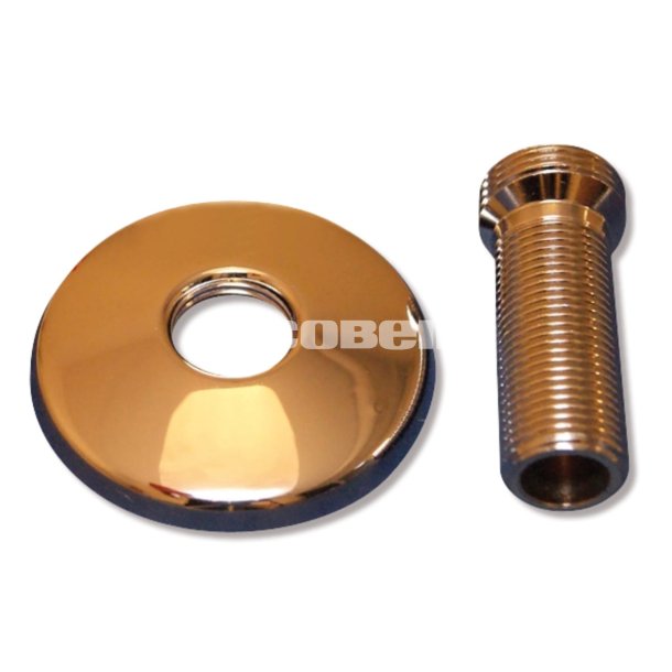 3/4" x 1/2" Excentrisk forskruning 70 mm roset