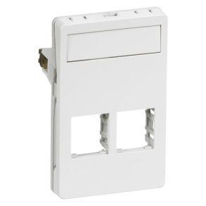 Actassi Fuga dataudtag T3 2xRJ45 hvid