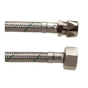 tilslutningsslange flexibel med oml�ber og sk�rering m. oml�ber 3/8 X M10 1000mm