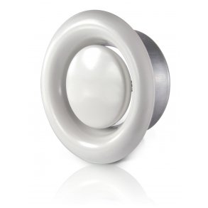 Udsugningsventil KU 125mm m/ramme