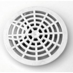 150 mm rund rist hvid