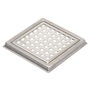 Ramme og rist til miniaflb-til gamle 181/381-Ramme: 106x106 mm rist 84x84mm