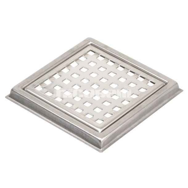 Ramme og rist til miniaflb-til gamle 181/381-Ramme: 106x106 mm rist 84x84mm