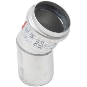 � 50 mm x 15� B�jning rustfri AISI304/EN1.4301 Bl�cher