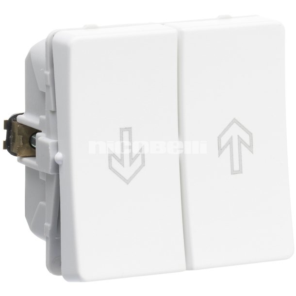 Fuga afbryder jalousi 16AX 250V hvid   