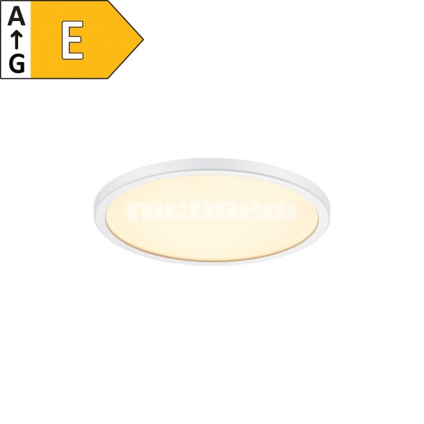 Plafond Oja 24, LED 15W 2700K, 1250 lumen, hvid diameter 244mm
