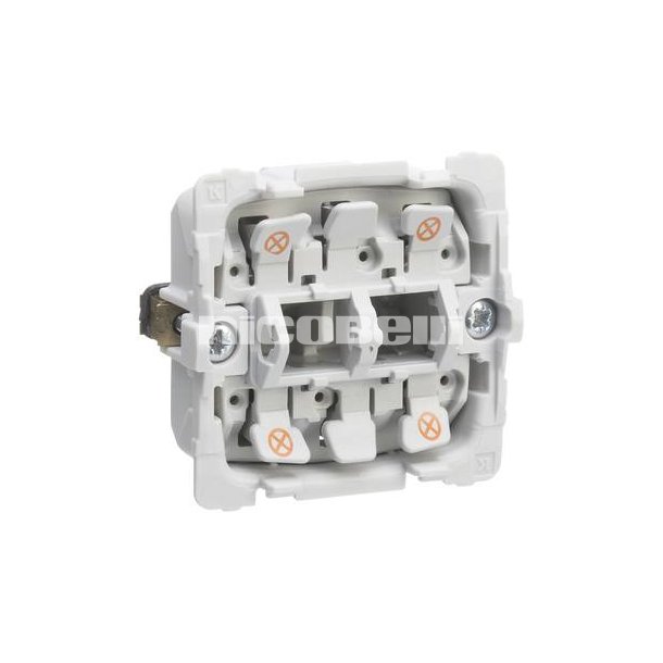 Fuga lampeholder for 2 halvmodul lamper   