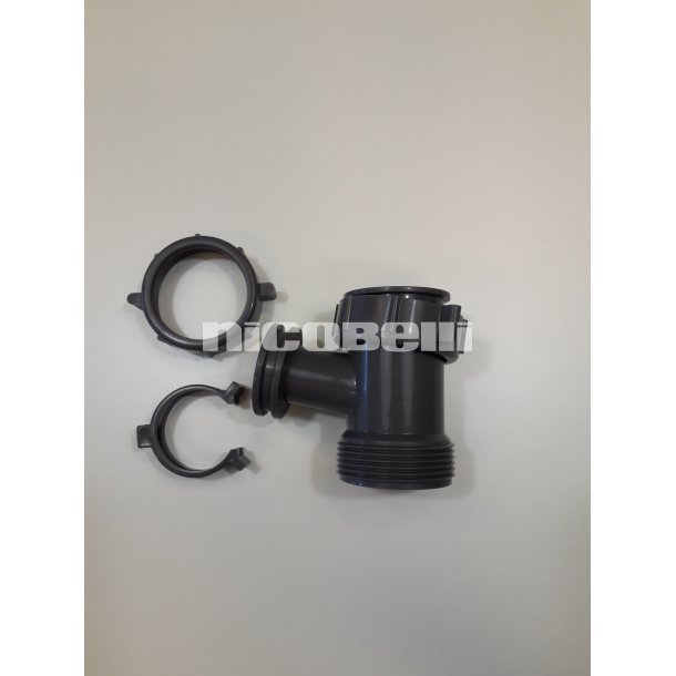 Oulin T-stykke til overlb kkkenvask