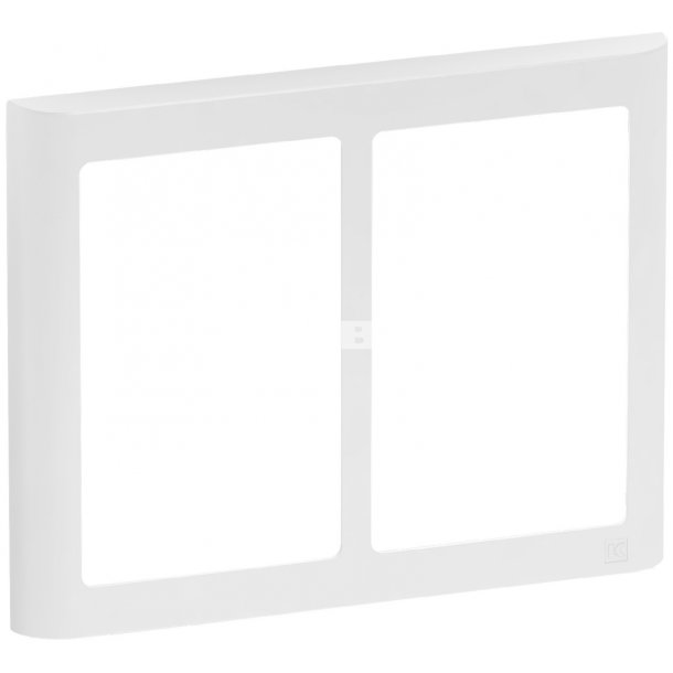 Fuga designramme 63 Soft 2x1,5M hvid   