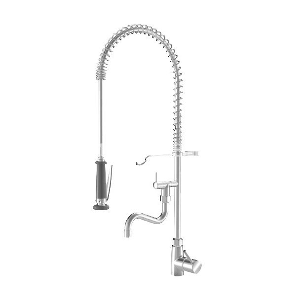 KWC BATT GASTRO 1-GREB/1-HUL BORD 200MM