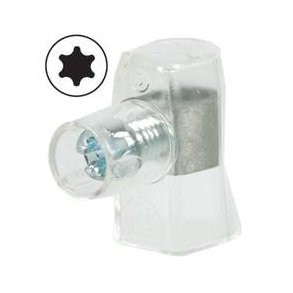 Samlemuffe 2,5 mm enkelt klar TX 10 100 stk