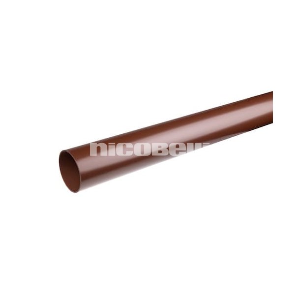 75 x 6000 mm Nedlbsrr brun Plastmo